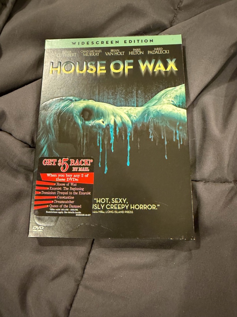 House of Wax Widescreen Edition DVD - Black with Teal Cover Art